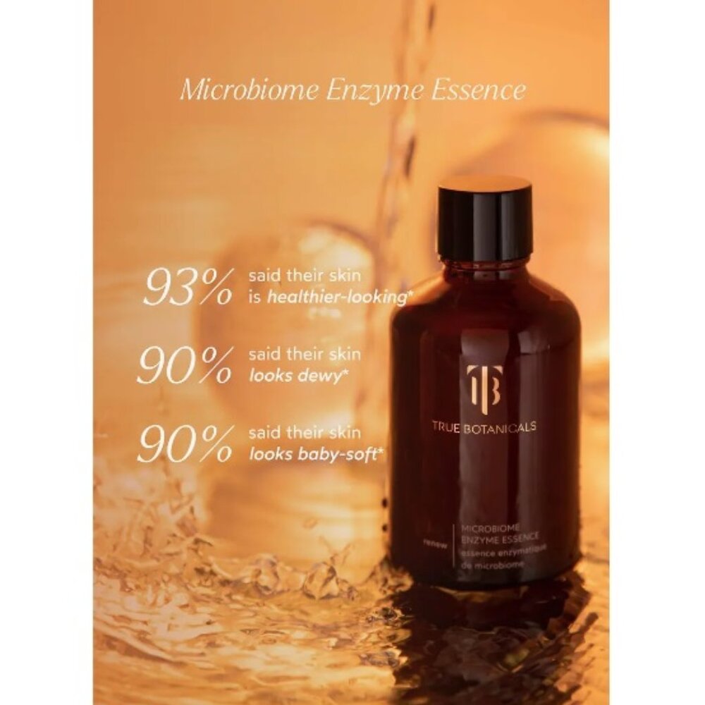 True Botanicals Skincare,Microbiome Enzyme Essence-Travel 13ml,0.44oz-BOXED-NEW - Picture 4 of 16